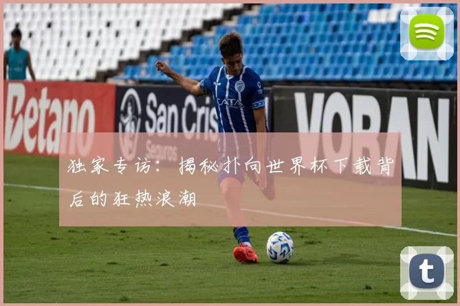 独家专访:揭秘扑向世界杯下载背后的狂热浪潮