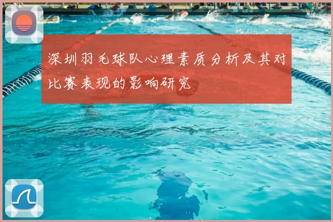 深圳羽毛球队心理素质分析及其对比赛表现的影响研究