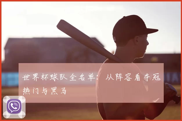 世界杯球队全名单：从阵容看夺冠热门与黑马