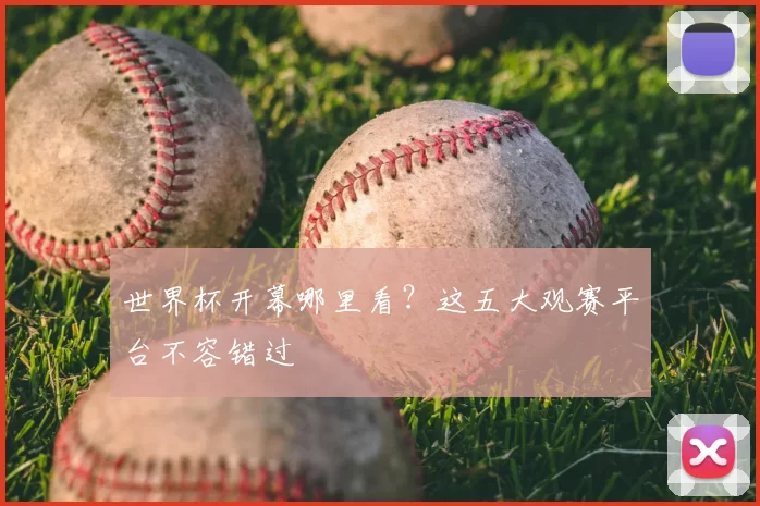 世界杯开幕哪里看？这五大观赛平台不容错过