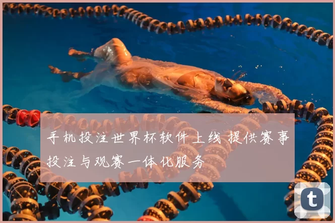 手机投注世界杯软件上线 提供赛事投注与观赛一体化服务